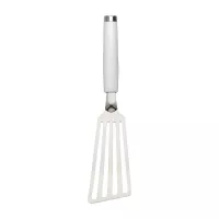 Espatula Flexible Clasica de Acero Inoxidable con Puno Blanco 33 Centimetros KITCHEN AID KCG024OHWHE