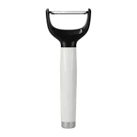 Pelador Y Clasico de Acero Inoxidable con Puno Blanco 18 Centimetros KITCHEN AID KCG145OHWHE