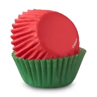 Capsulas para Cupcakes Mini de Color Verde y Rojo, Paquete de 50 Unidades WILTON 191011006 2