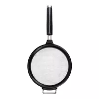 Colador Clasico Negro con Borde de Metal  de 7 Pulgadas  KITCHEN AID KCG161OHOBE
