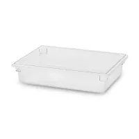 Caja para Almacenamiento de Alimentos de Policarbonato 18 x 26 x 3.5 Pulgadas MASTER CHEF SB6409PC