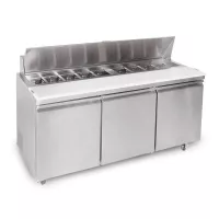 Mesa de Preparacion de 3 Puertas de 180 Centimetros U-STAR SCL3-E-HC 2