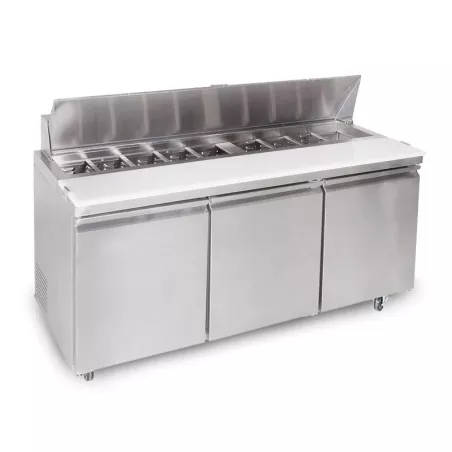 Mesa de Preparacion de 3 Puertas de 180 Centimetros U-STAR SCL3-E-HC