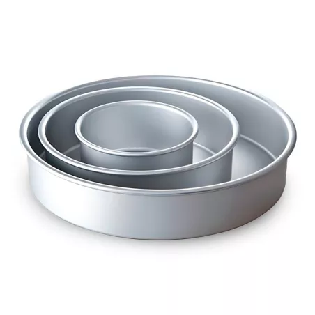 Molde Redondo de  Aluminio de 40 x 5 Centimetros TIPS CAPA #40 / 5A