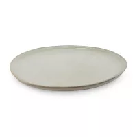 Plato Redondo de Ceramica 26.5 Centimetros Beige BELLARTE LDX-P00340