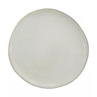 Plato Redondo de Ceramica 26.5 Centimetros Beige BELLARTE LDX-P00340 2