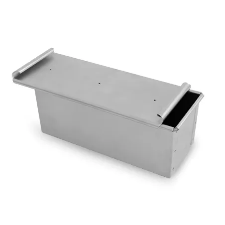 Molde Para Pan Aluminio Con Tapa 32.5 x 12 x 9 Centimetros TIPS 0290007