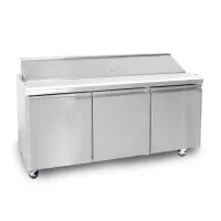 Mesa de Preparacion de 3 Puertas de 180 Centimetros U-STAR SCL3-E-HC