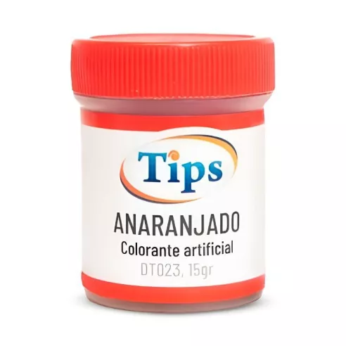 Colorante en Polvo Anaranjado de 15 Gramos ASTEK DT023