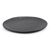 Plato Redondo de Ceramica 20 Centimetros Negro BELLARTE LDX-P00255