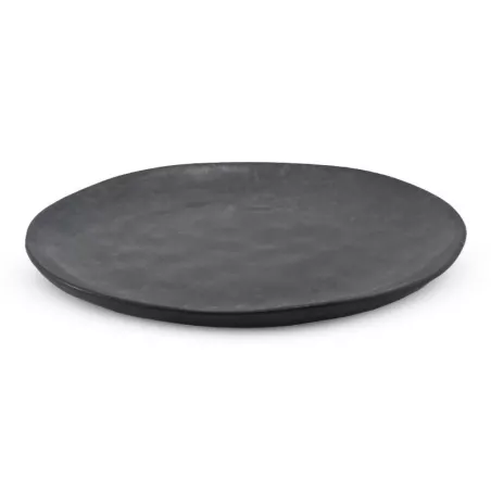 Plato Redondo de Ceramica 20 Centimetros Negro BELLARTE LDX-P00255