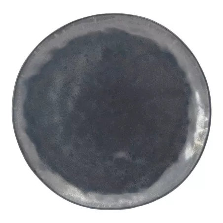 Plato Redondo de Ceramica 20 Centimetros Negro BELLARTE LDX-P00255