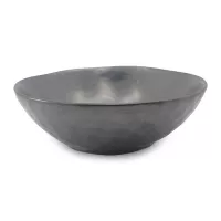 Bowl Redondo de Ceramica 17.5 x 5.5 Centimetros Negro BELLARTE LDX-W00201