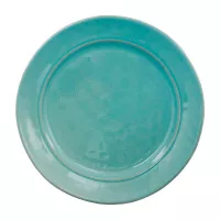 Plato Redondo de Ceramica 27.7 Centimetros Turquesa BELLARTE LDX-P00591 2
