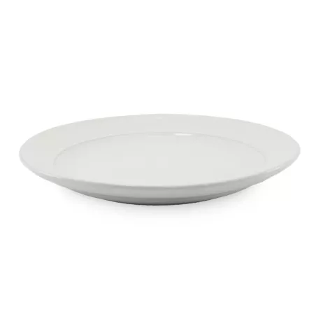 Plato Redondo de Ceramica 27.7 Centimetros Blanco BELLARTE LDX-P00565