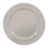 Plato Redondo de Ceramica de 27.7 Centimetros Gris BELLARTE LDX-P00587 2