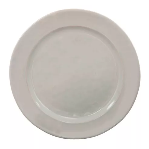 Plato Redondo de Ceramica de 27.7 Centimetros Gris BELLARTE LDX-P00587