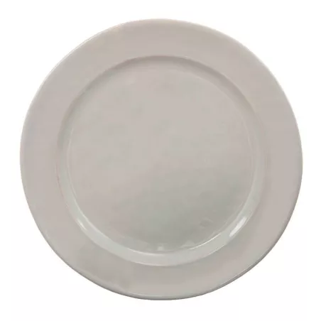 Plato Redondo de Ceramica de 27.7 Centimetros Gris BELLARTE LDX-P00587