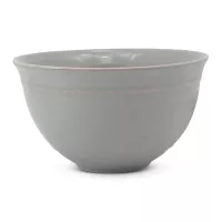 Bowl Redondo de Ceramica15.5 x 9 Centimetros Gris Claro BELLARTE LDX-W00424