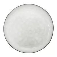 Plato Redondo de Ceramica 27.8 Centimetros Beige BELLARTE LDX-P00192 2