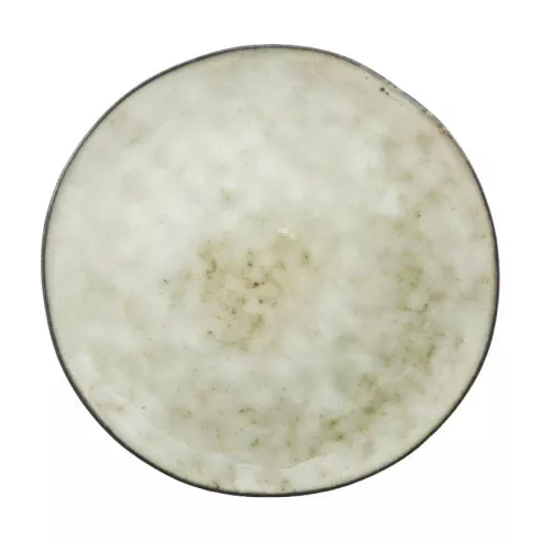 Plato Redondo de Ceramica 20.5 Centimetros Beige BELLARTE LDX-P00193