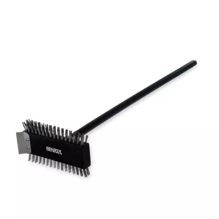 Cepillo Parrillero Doble de Acero Inoxidable de 8.55 Pulgadas CARLISLE 4029000