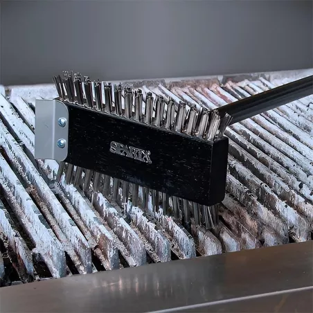 Cepillo Parrillero Doble de Acero Inoxidable de 8.55 Pulgadas CARLISLE 4029000