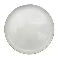 Plato Redondo de Ceramica 27.5 Centimetros Gris Claro BELLARTE LDX-P00559 2