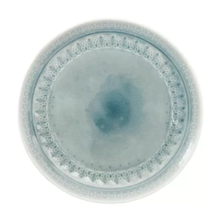 Plato Redondo de Ceramica 27 Centimetros Verde BELLARTE LDX-P00133