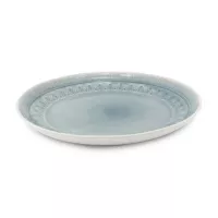 Plato Redondo de Ceramica 27 Centimetros Verde BELLARTE LDX-P00133