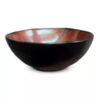 Bowl Redondo de Ceramica 17 x 6.5 Centimetros Negro BELLARTE LDX-W00479