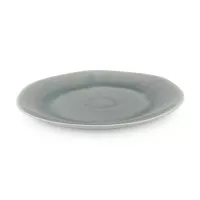 Plato Redondo de Ceramica 27.5 Centimetros Gris BELLARTE LDX-P00123