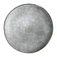Plato Redondo de Ceramica 27.5 Centimetros Gris BELLARTE LDX-P00555 2