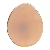 Plato Redondo de Ceramica 27 Centimetros Anaranjado BELLARTE LDX-P00399