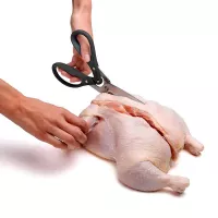 Tijeras para Aves de Acero Inoxidable Negra CHEFN 103-880-271 2