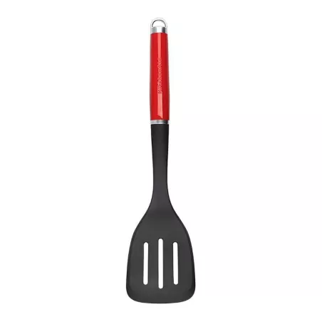 Espatula Ranurada de Nylon con Puno Rojo KITCHEN AID KAG002OHERE