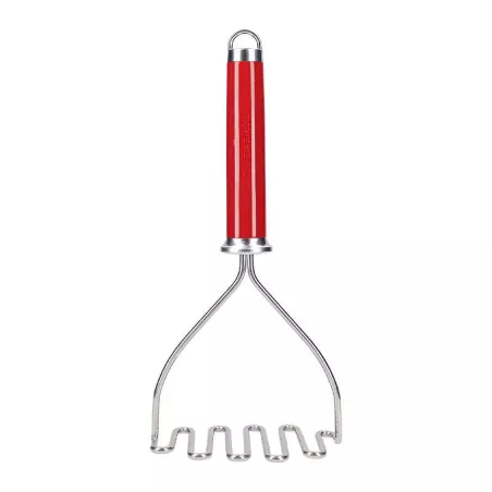Majador para Papa de Acero Inoxidable con Puno Rojo KITCHEN AID KAG008OHERE