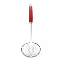 Espumadera de Acero Inoxidable con Puno Rojo KITCHEN AID KAG010OHERE