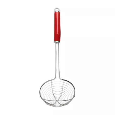 Espumadera de Acero Inoxidable con Puno Rojo KITCHEN AID KAG010OHERE