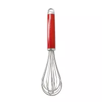 Batidor Globo de Acero Inoxidable con Puno Rojo KITCHEN AID KAG060OHERE