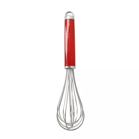 Batidor Globo de Acero Inoxidable con Puno Rojo KITCHEN AID KAG060OHERE