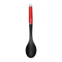Cuchara Solida de Nylon con Puno Rojo KITCHEN AID KAG003OHERE