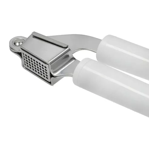 Prensa Clasica para Ajo de Acero Inoxidable con Puno Blanco KITCHEN AID KCG132OHWHE