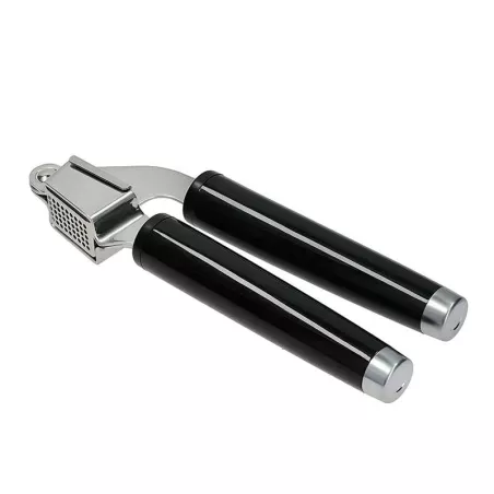 Prensa Clasica para Ajo de Acero Inoxidable con Puno Negro KITCHEN AID KCG132OHOBE