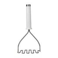 Machacador Clasico con Mango Blanco 27 Centimetros KITCHEN AID KCG008OHWHE