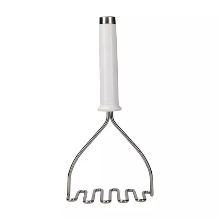 Machacador Clasico con Mango Blanco 27 Centimetros KITCHEN AID KCG008OHWHE
