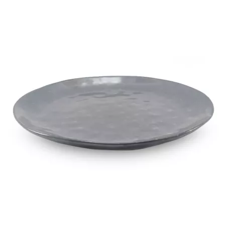 Plato Redondo de Ceramica 27.5 Centimetros Negro BELLARTE LDX-P00254