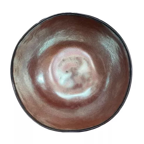 Bowl Redondo de Ceramica 17 x 6.5 Centimetros Negro BELLARTE LDX-W00479