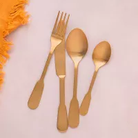 Cubiertos Soho Dorado, Set de 16 Piezas MIKASA MKCUTSOGLD16PC 2