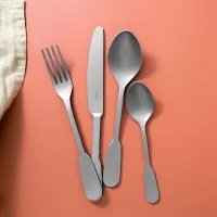 Cubiertos Soho Antique de Acero Inoxidable, Set de 16 Piezas MIKASA MKCUTSOANT16PC 2